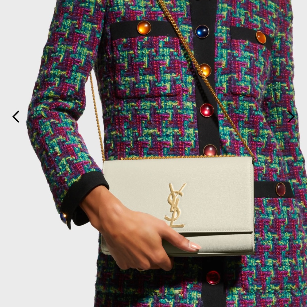 Monogram YSL Medium Chain Shoulder Bag